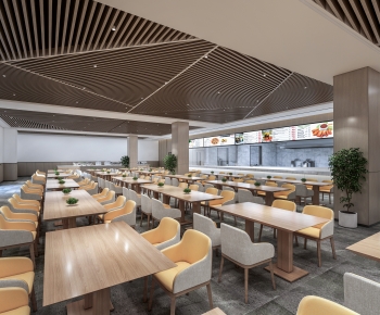 现代公司食堂餐厅-ID:947932966