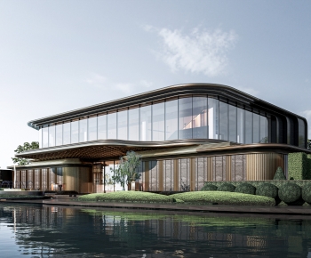 Modern Appearance Of Commercial Building-ID:356811056