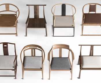 New Chinese Style Lounge Chair-ID:535718922