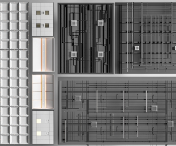 Modern Suspended Ceiling-ID:310410029