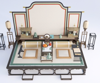 New Chinese Style Arhat Bed-ID:481576925