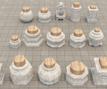 New Chinese Style Column-ID:626544004
