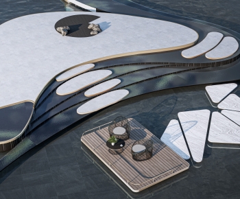 Modern Rockery Waterscape-ID:634000323