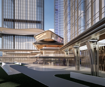 Modern Appearance Of Commercial Building-ID:575438981