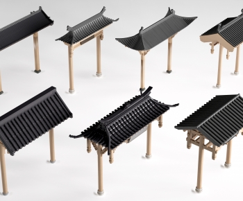 Chinese Style Decorated Archway-ID:539984943