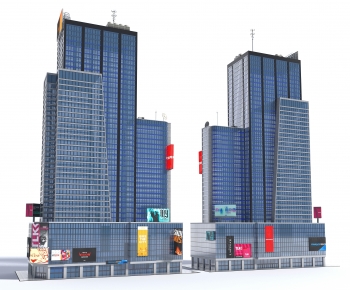 Modern Appearance Of Commercial Building-ID:692785982