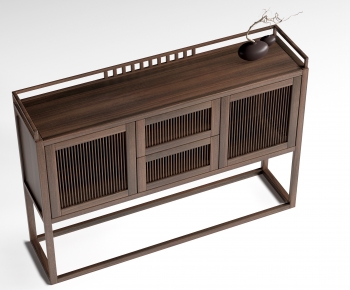 New Chinese Style Side Cabinet-ID:988143923