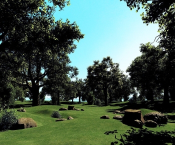 Modern Park Landscape-ID:435009001