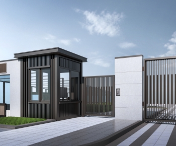 Modern Security Booth-ID:479801891