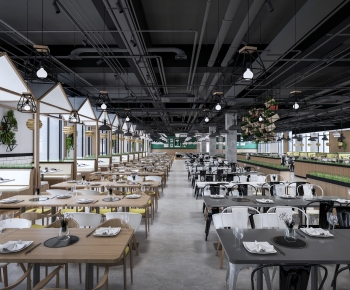 现代公司食堂餐厅-ID:367187023