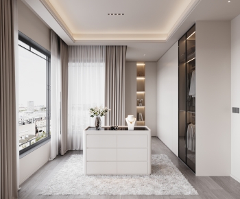 Modern Clothes Storage Area-ID:808953052