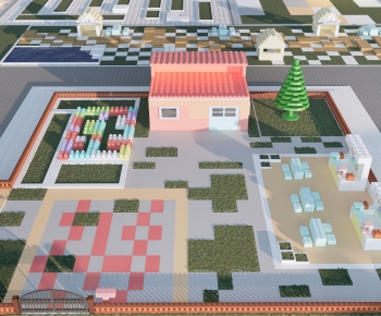 Modern Garden-ID:666770944