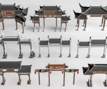 Chinese Style Decorated Archway-ID:868231066