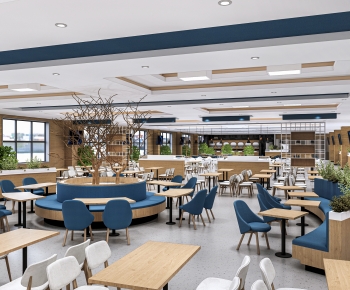 现代公司食堂餐厅-ID:896530276