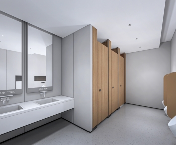 Modern Public Toilet-ID:728136068