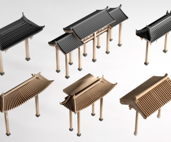 Chinese Style Decorated Archway-ID:604322913