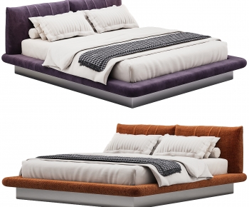 Modern Double Bed-ID:601429949