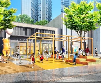 Modern Commercial Street-ID:710211993