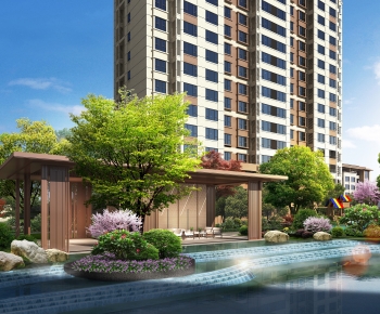 Modern Park Landscape-ID:267646071