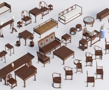 New Chinese Style Lounge Chair-ID:940320972