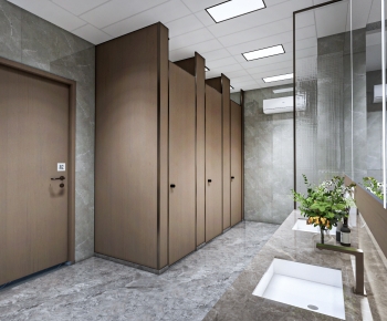 Modern Public Toilet-ID:966857913