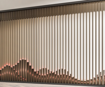 New Chinese Style TV Wall-ID:651973967