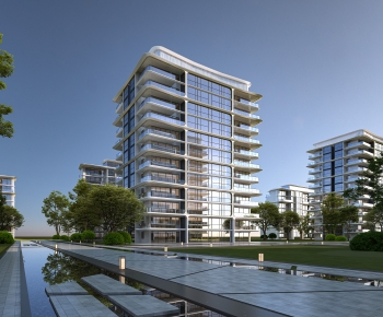 Modern Residential Building-ID:130542042