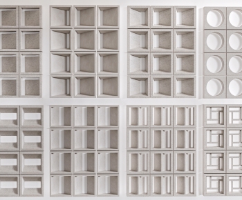 Modern Cement Brick Screen Partition-ID:368144042