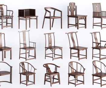 New Chinese Style Lounge Chair-ID:964390999