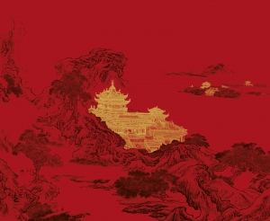 新中式壁纸壁画-ID:649986039