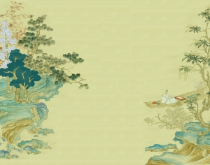 新中式壁纸壁画-ID:554735902