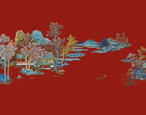 新中式壁纸壁画-ID:480464944