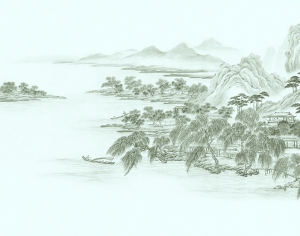 新中式壁纸壁画-ID:701339016