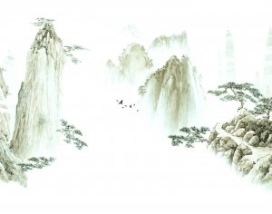 新中式壁纸壁画-ID:328955894