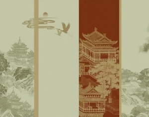 中式壁纸-ID:988224037