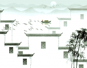 新中式壁纸壁画-ID:472583067