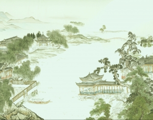 新中式壁纸壁画-ID:486176973