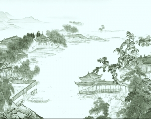 新中式壁纸壁画-ID:885178094