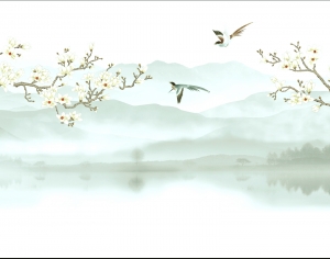 新中式壁纸壁画-ID:460768947