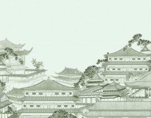 新中式壁纸壁画-ID:899965056