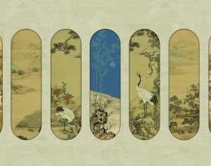 新中式壁纸壁画-ID:625514986