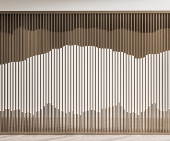 New Chinese Style TV Wall-ID:808389909