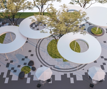 现代口袋公园景观公园-ID:154797087