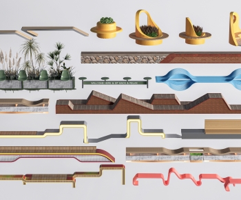 Modern Communal Chair-ID:438709312