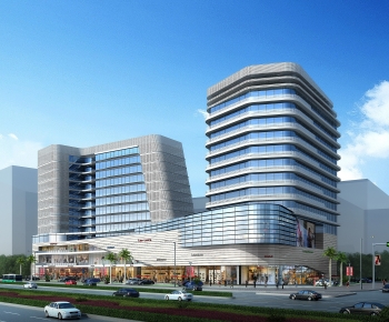 Modern Appearance Of Commercial Building-ID:730218936