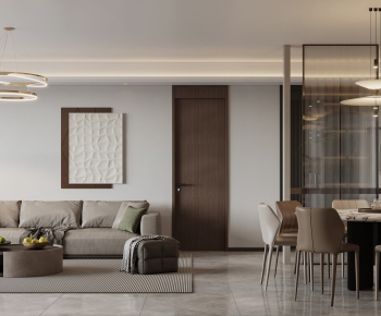 Modern A Living Room-ID:442887074