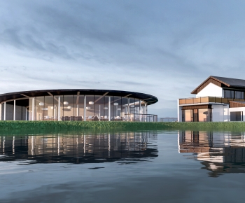 Modern Appearance Of Commercial Building-ID:803761963