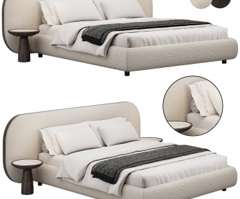 Modern Double Bed-ID:553813932