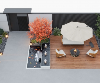 Modern Courtyard/landscape-ID:964224102