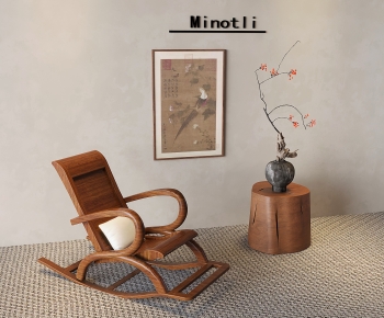 New Chinese Style Rocking Chair-ID:492696058